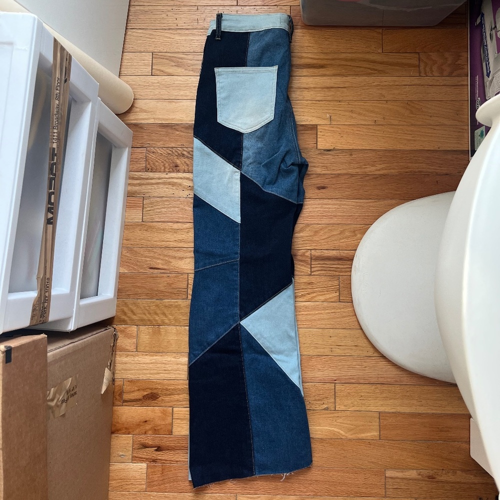 Blue Turtle Patchwork Denim